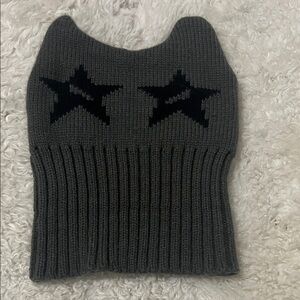 Cold Culture Gray Star Knit Beanie
